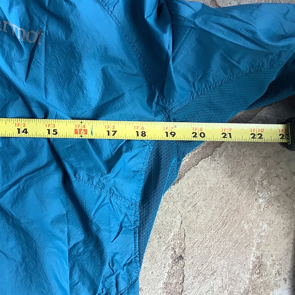 Marmot Windbreaker Jacket M hoodie medium light weight packable lined - Picture 11 of 13